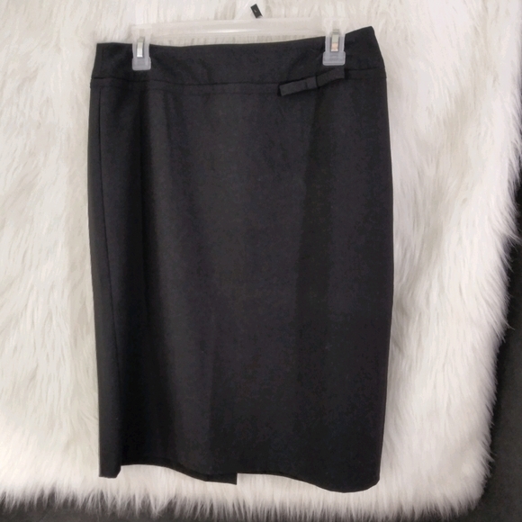 GEORGE Stretch Black A Line Skirt Size 10 - Picture 2 of 7